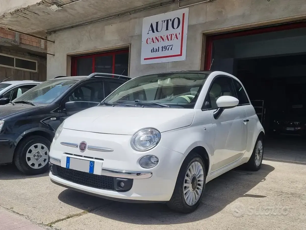 Usata Fiat 500 Lounge 69 CV (50 kW) 2008 Bianco Berlina