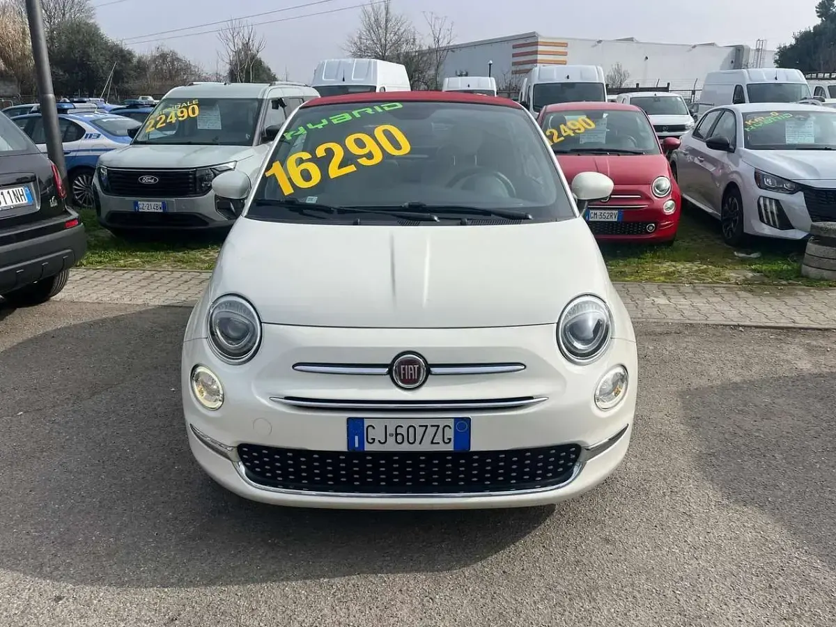 Usata Fiat 500C Dolcevita 69 CV (50 kW) 2022 Bianco Cabrio
