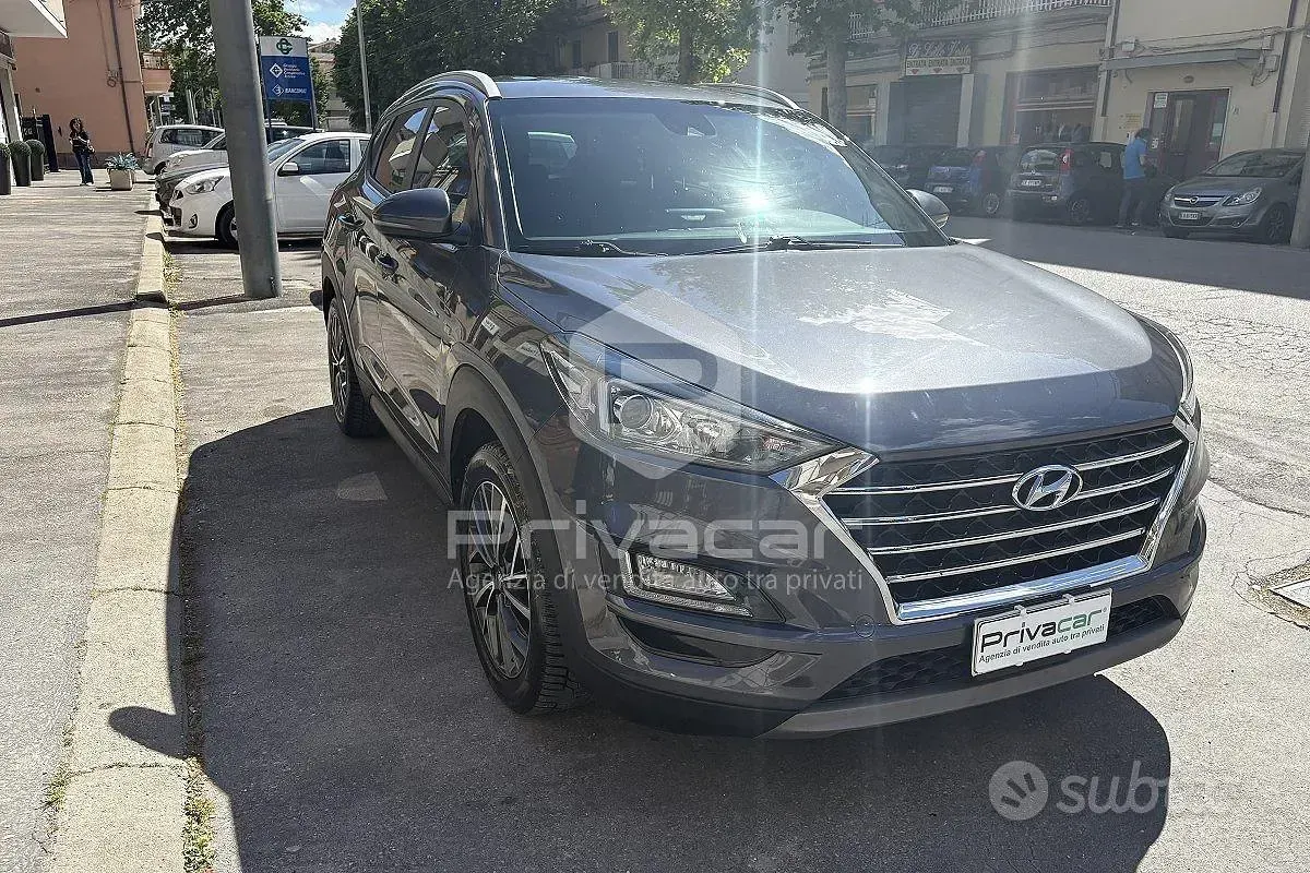 Usata Hyundai Tucson N Line 136 CV (100 kW) 2020 Blu SUV