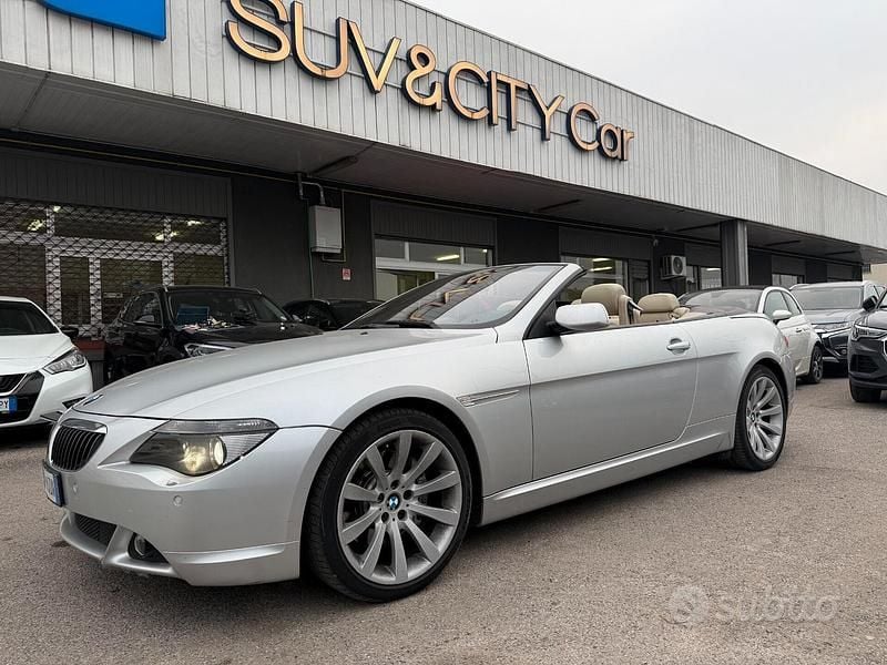 Usata BMW 645 Cabriolet 333 CV (244 kW) 2004 Grigio Cabrio