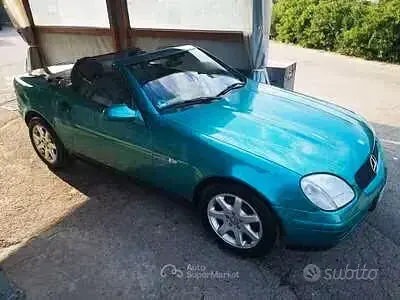 Usata Mercedes SLK230 193 CV (141 kW) 1998 Verde Cabrio