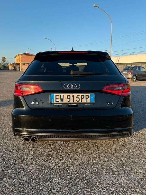Usata Audi A3 150 CV (110 kW) 2014 Nero Berlina