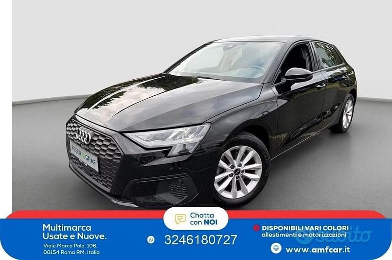 Usata Audi A3 Business 116 CV (85 kW) 2022 Nero Berlina