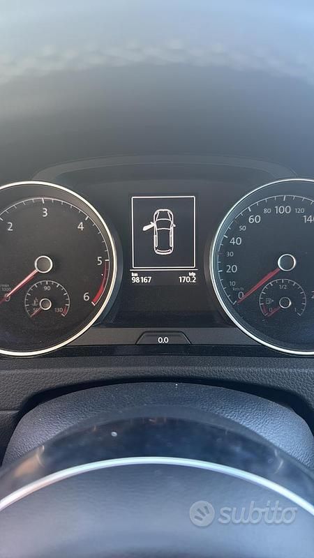 Usata VW Golf VII 110 CV (80 kW) 2016 Bianco Berlina