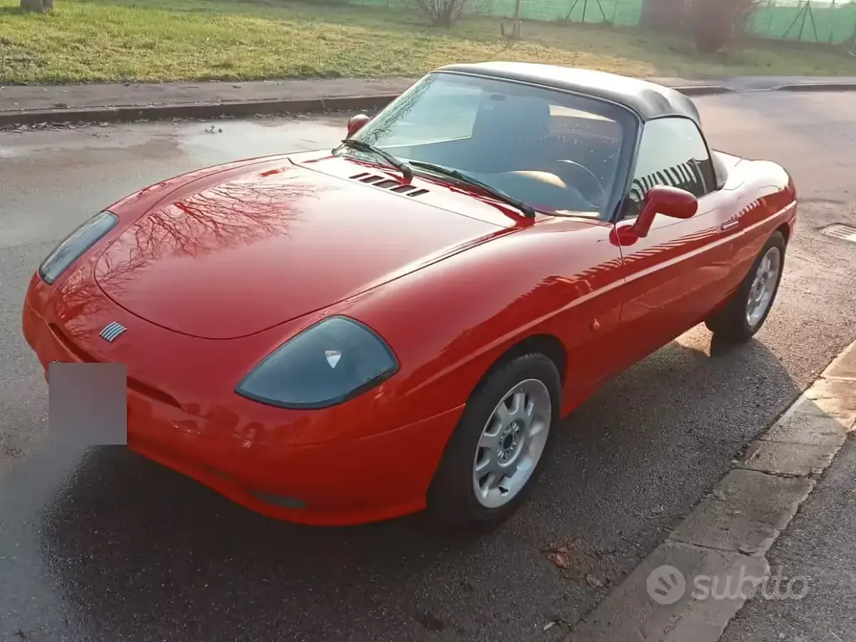 Usata Fiat Barchetta 131 CV (96 kW) 1999 Rosso Cabrio