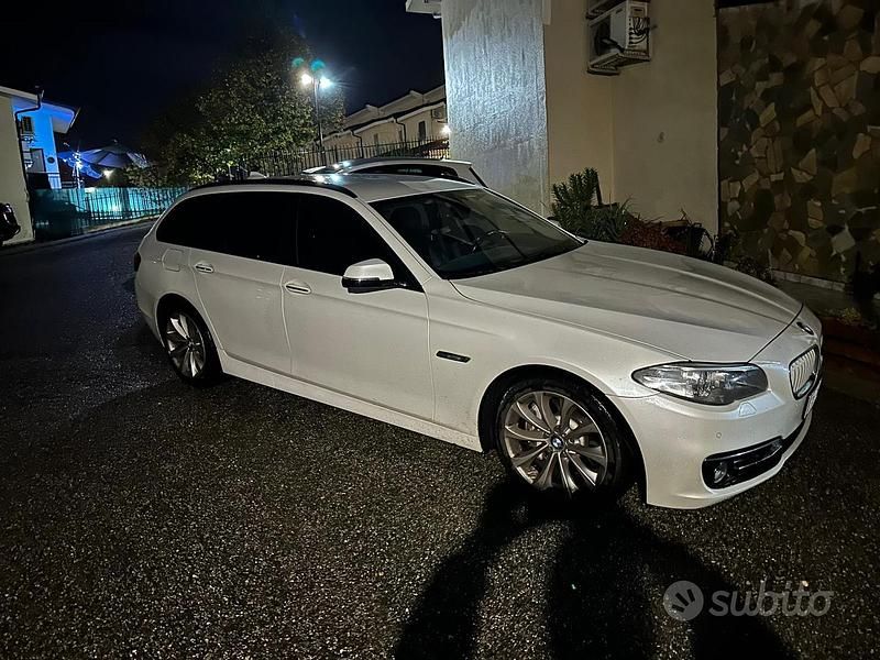 Usata BMW 525 218 CV (160 kW) 2014 Bianco Berlina