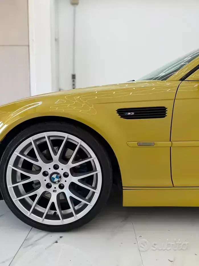 Usata BMW M3 Efficient Dynamics 343 CV (252 kW) 2001 Giallo Coupé