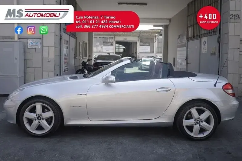 Usata Mercedes SLK200 Edition 163 CV (119 kW) 2005 Argento Cabrio