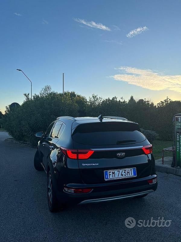 Usata Kia Sportage GT-Line 115 CV (84 kW) 2018 Nero SUV