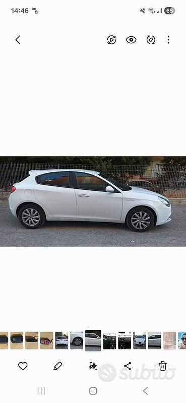 Usata Alfa Romeo Giulietta 109 CV (80 kW) 2016 Bianco Utilitaria