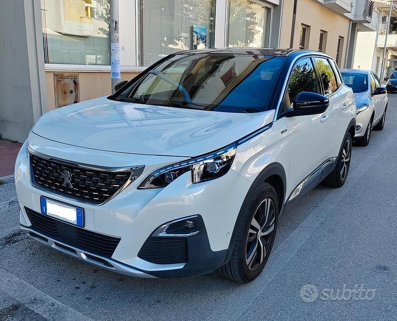 Usata Peugeot 3008 GT-line 150 CV (110 kW) 2018 Bianco SUV