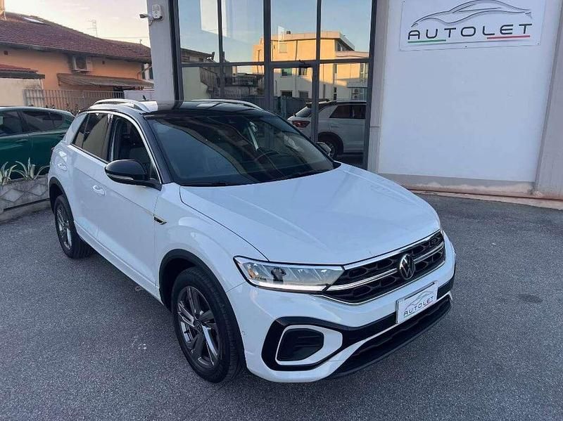 Usata VW T-Roc R-line 110 CV (80 kW) 2022 Bianco SUV
