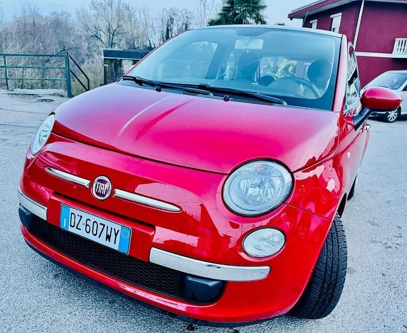 Usata Fiat 500 75 CV (55 kW) 2010 Rosso Berlina