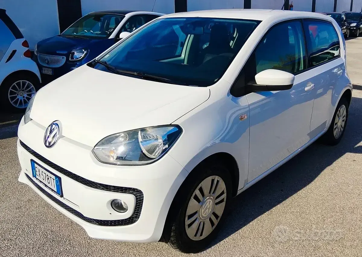 Begagnad VW up! 68 HK (50 kW) 2015 Vit Halvkombi
