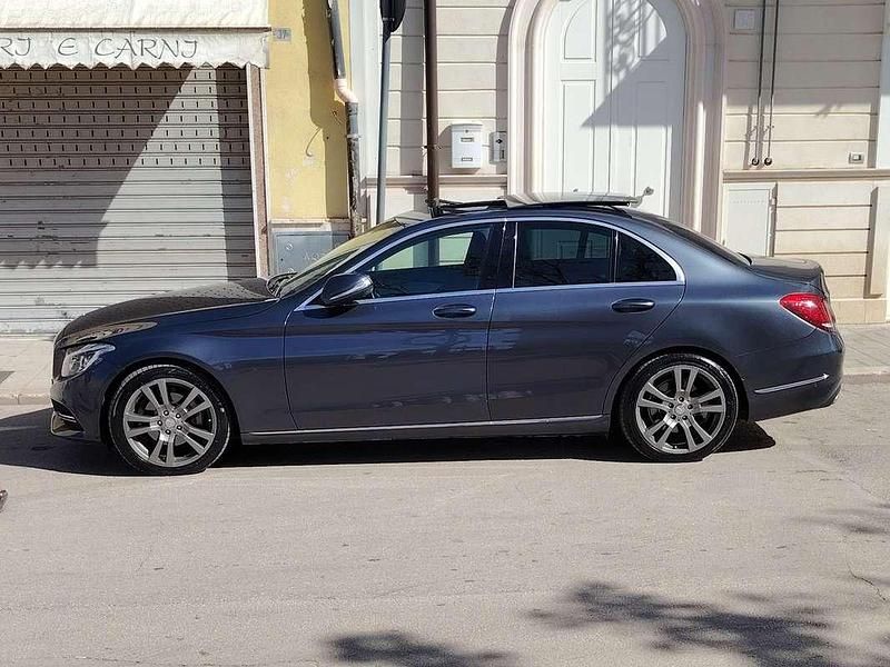 Blu/azzurro Usata 2014 Mercedes C220 Exclusive Berlina | 13.500 € (Buon prezzo) - Immagine 1/4