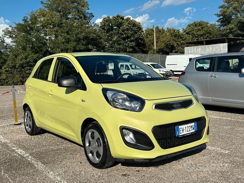 Usata Kia Picanto City 69 CV (50 kW) 2011 Giallo Utilitaria