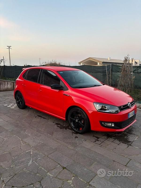 Usata VW Polo 75 CV (55 kW) 2009 Rosso Utilitaria