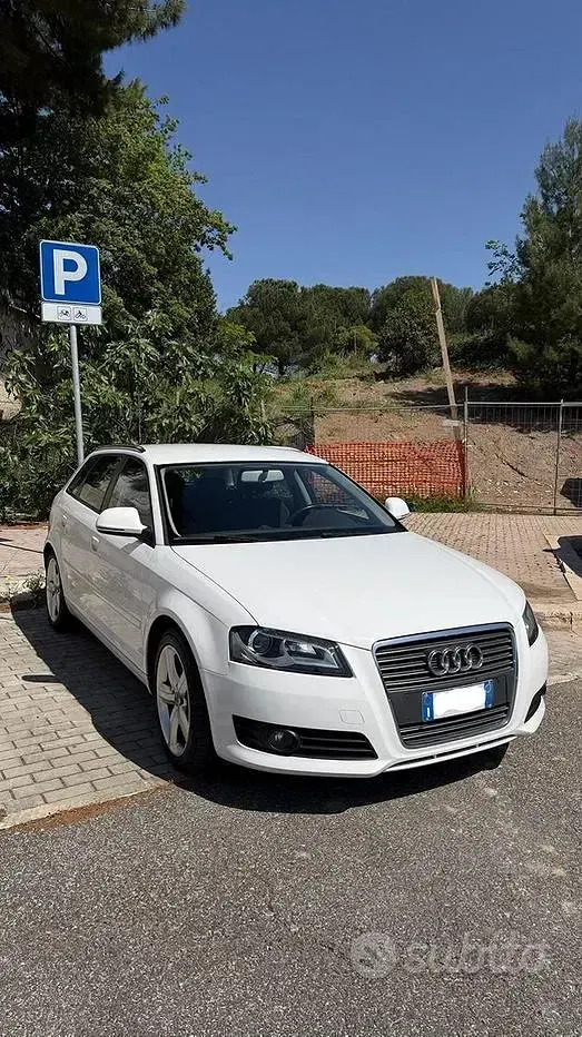 Usata Audi A3 Sportback 140 CV (102 kW) 2008 Bianco Utilitaria