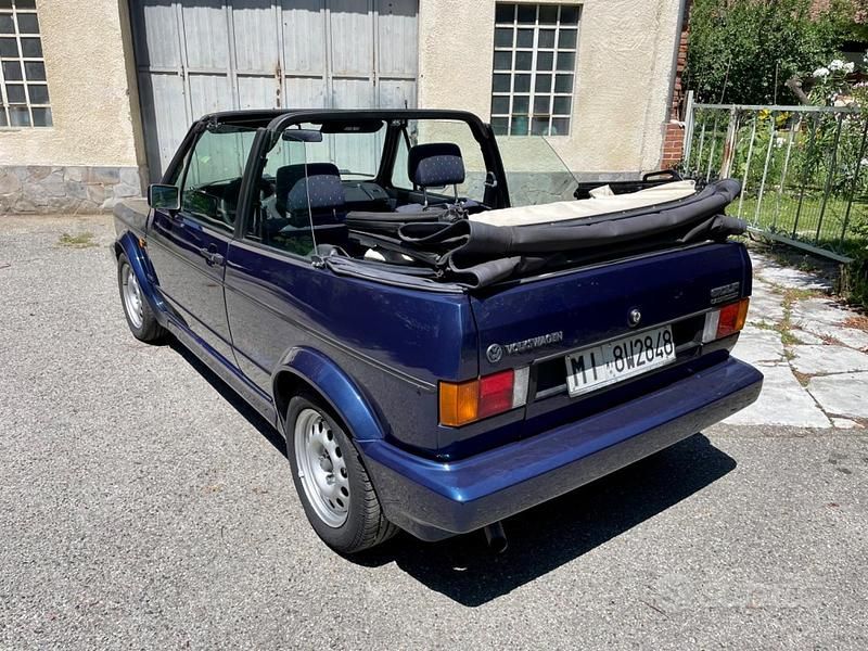 Usata VW Golf Cabriolet 97 CV (71 kW) 1992 Blu Cabrio