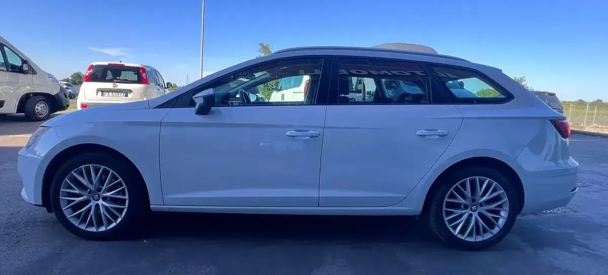 Usata Seat Leon 116 CV (85 kW) 2020 Bianco Station wagon