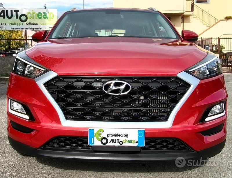 Usata Hyundai Tucson Premium 116 CV (85 kW) 2019 Rosso SUV