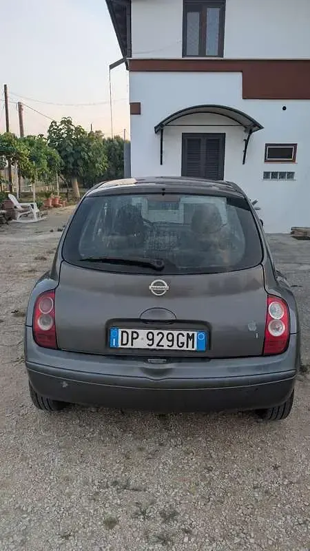 Usata Nissan Micra Acenta 86 CV (63 kW) 2008 Grigio Berlina