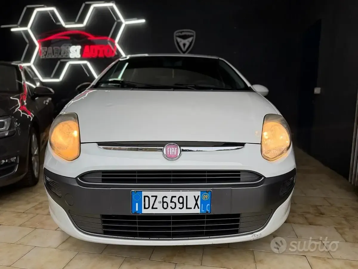 Usata Fiat Punto Evo Dynamic 65 CV (47 kW) 2009 Bianco Utilitaria