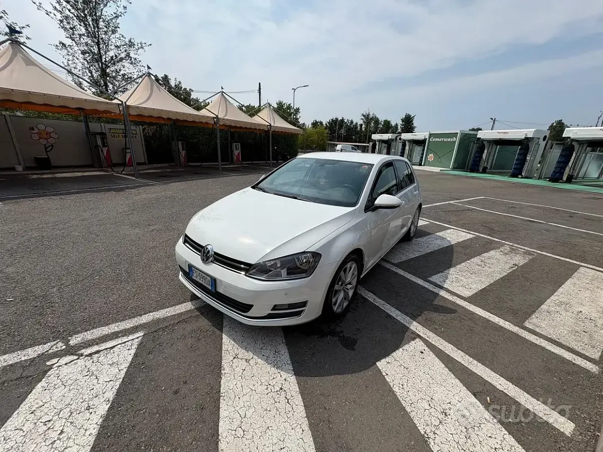 Usata VW Golf Plus Highline 122 CV (89 kW) 2013 Bianco Monovolume