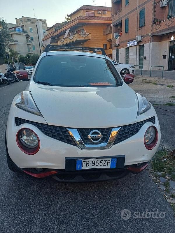 Bianco Usata 2016 Nissan Juke Acenta SUV | 7300 € (Ottimo prezzo) - Immagine 1/4