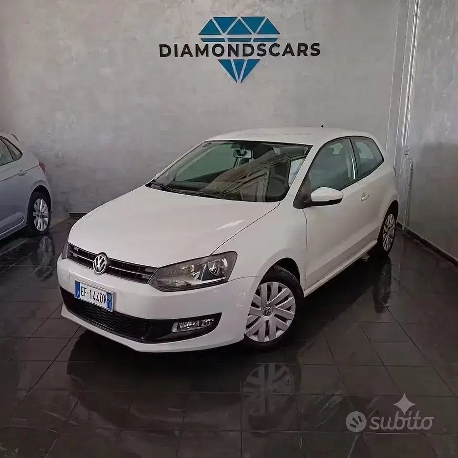 Usata VW Polo Trendline 69 CV (50 kW) 2010 Bianco Utilitaria