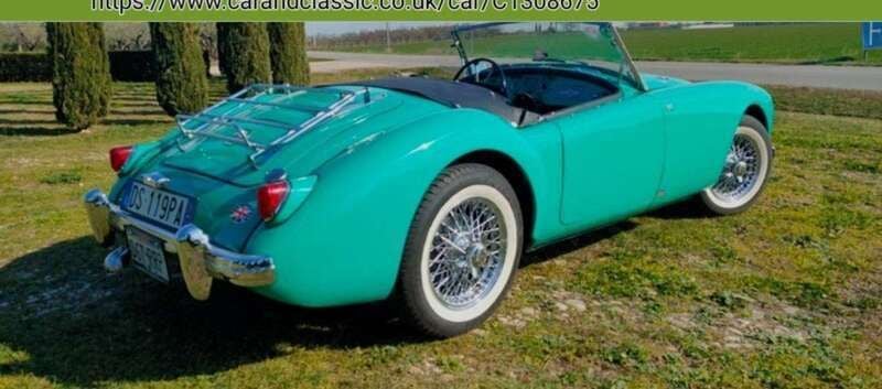 Usata MG MGA 75 CV (55 kW) 1958 Verde Cabrio