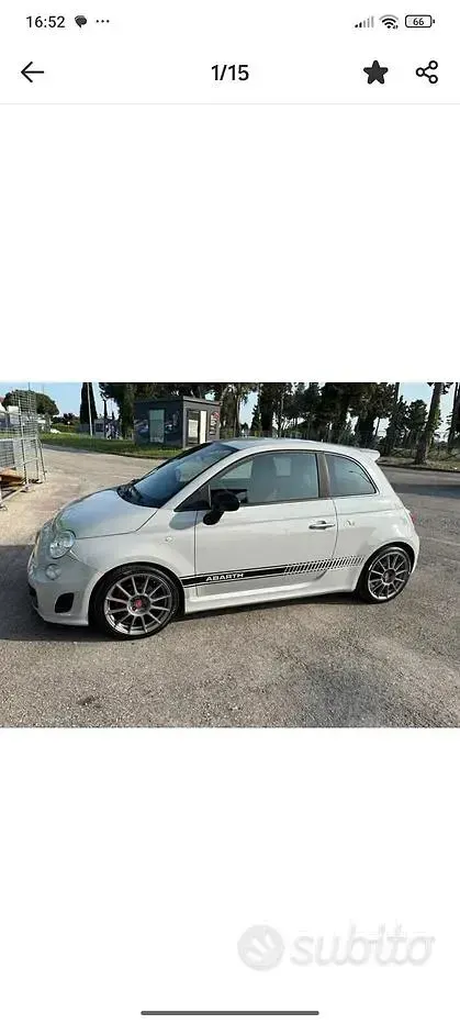 Usata Abarth 500 Esseesse 135 CV (99 kW) 2010 Grigio Berlina
