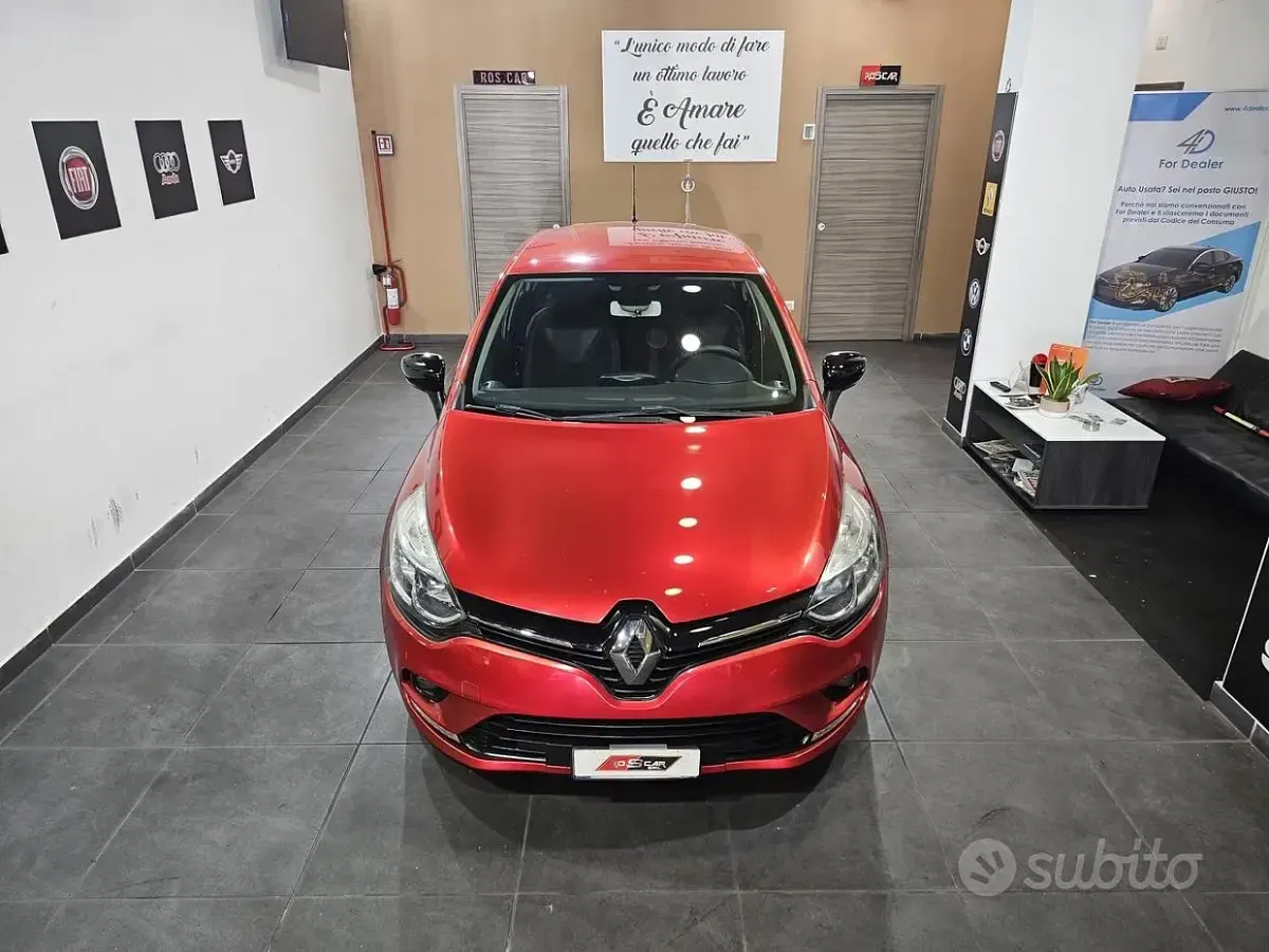 Usata Renault Clio IV 90 CV (66 kW) 2017 Rosso Berlina