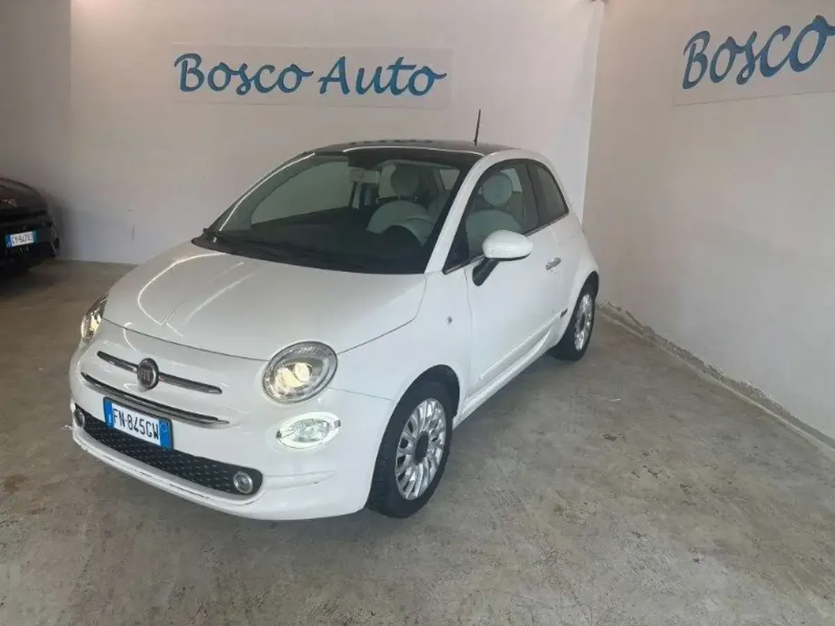 Usata Fiat 500 Lounge 69 CV (50 kW) 2018 Bianco Utilitaria