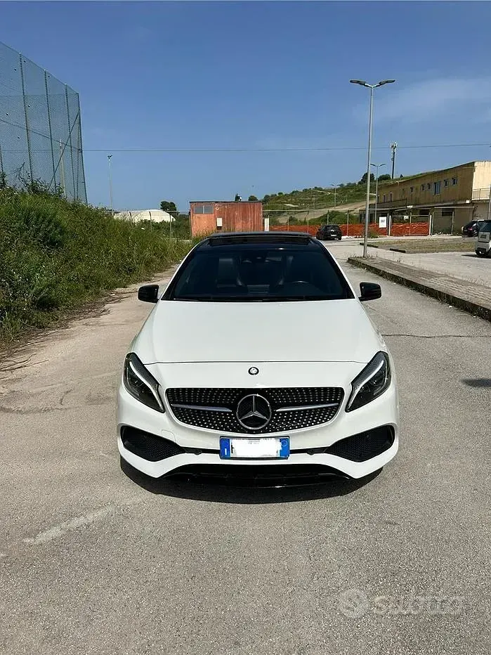 Usata Mercedes A180 Premium 109 CV (80 kW) 2017 Bianco Berlina