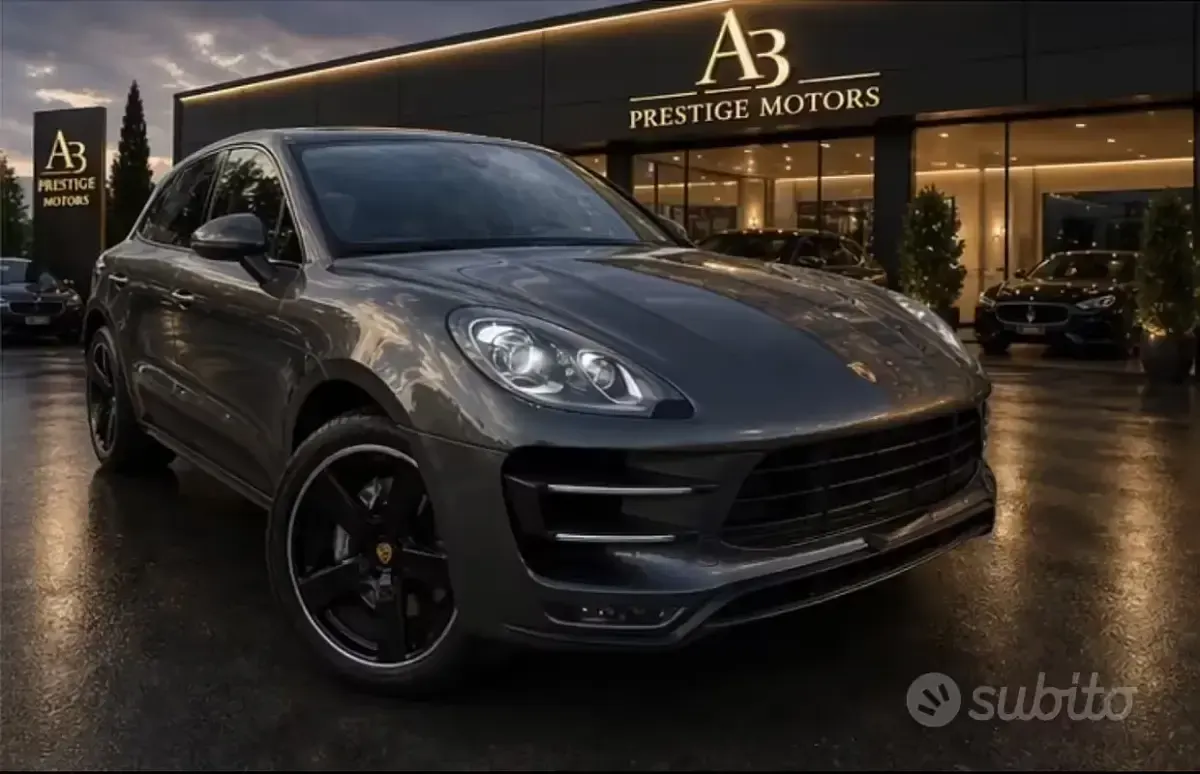 Usata Porsche Macan 250 CV (183 kW) 2015 Grigio SUV