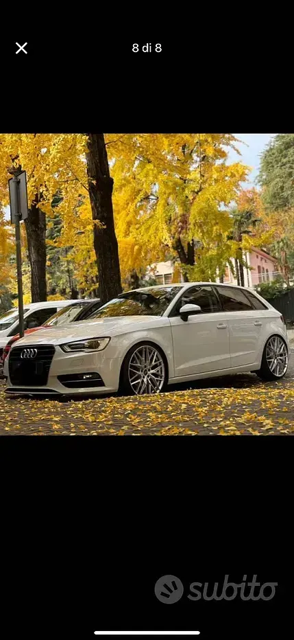 Usata Audi A3 150 CV (110 kW) 2014 Bianco Berlina