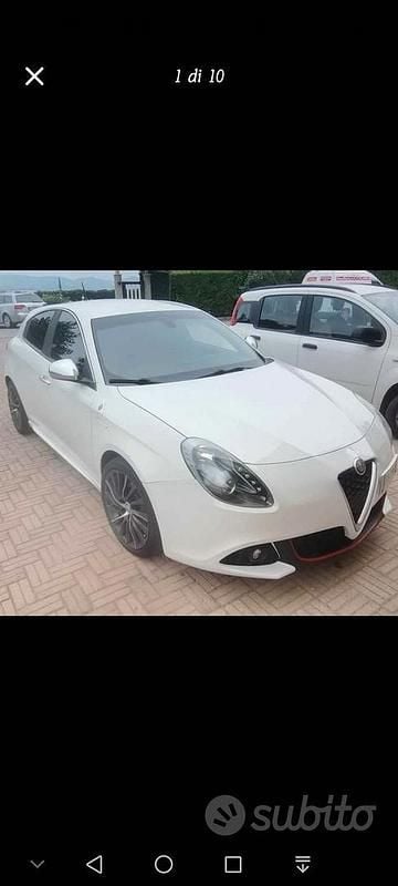 Usata Alfa Romeo Giulietta Quadrifoglio Verde 235 CV (172 kW) 2010 Bianco Berlina