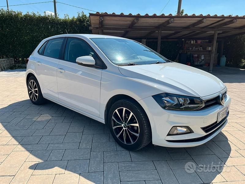 Usata VW Polo Trendline 90 CV (66 kW) 2020 Bianco Utilitaria