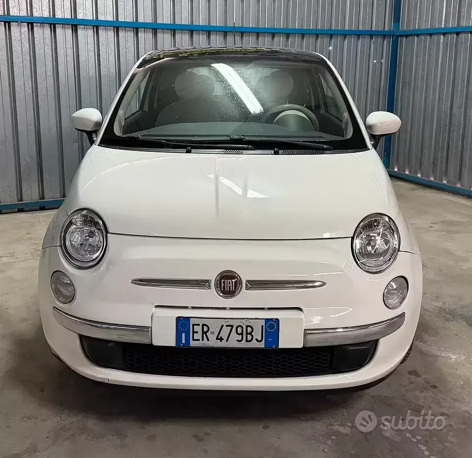 Usata Fiat 500 69 CV (50 kW) 2013 Bianco Berlina