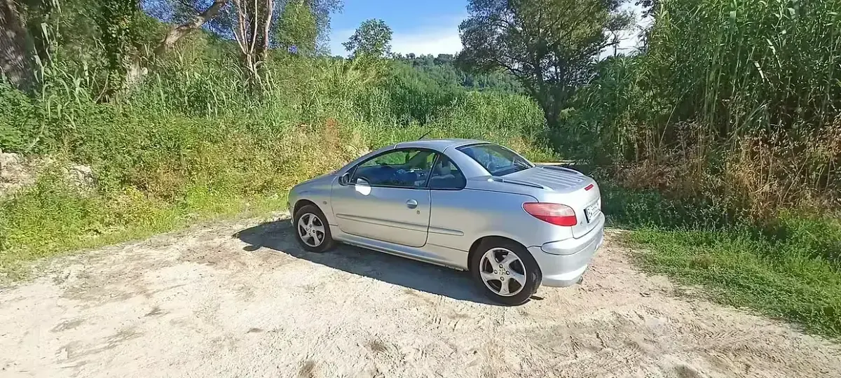 Usata Peugeot 206 CC 109 CV (80 kW) 2002 Grigio Cabrio