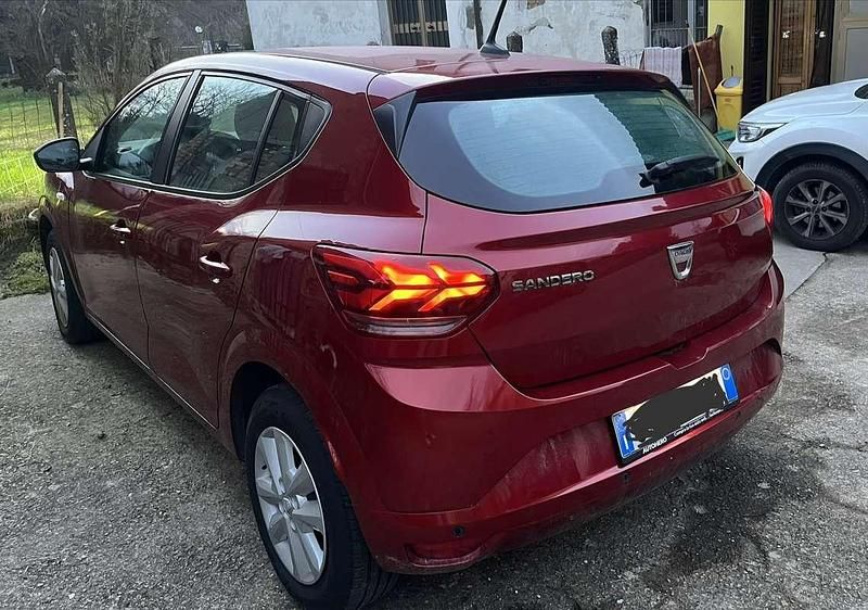 Usata Dacia Sandero Comfort 67 CV (49 kW) 2022 Rosso Berlina