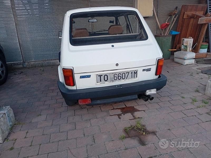 Usata Fiat 126 1987 Bianco Utilitaria