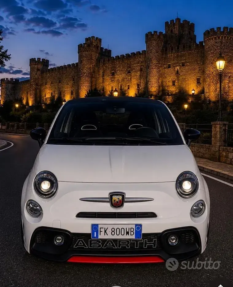 Usata Abarth 595C 160 CV (117 kW) 2018 Bianco Cabrio