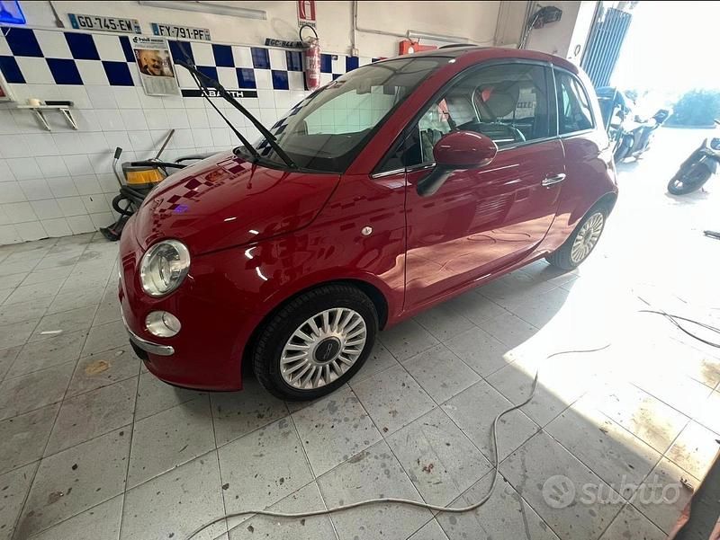 Usata Fiat 500 69 CV (50 kW) 2012 Rosso