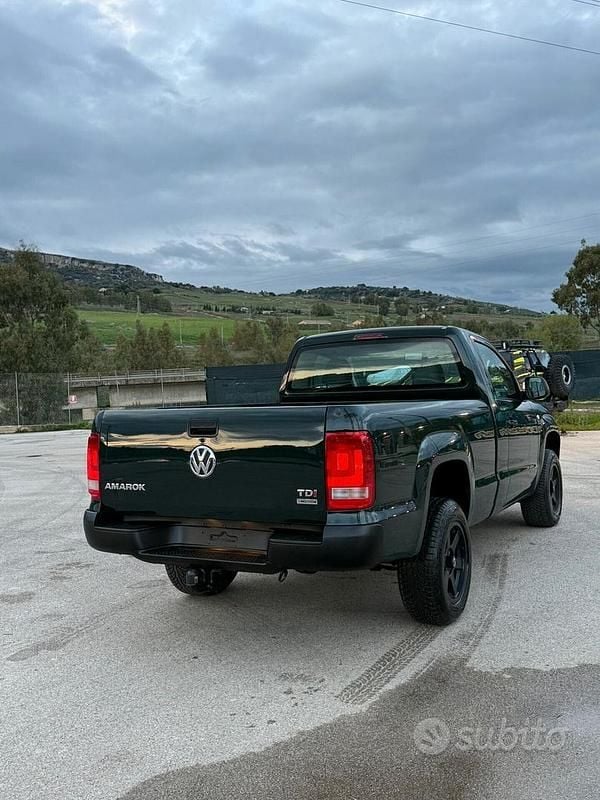Usata VW Amarok 140 CV (102 kW) 2014 Verde Pick-up