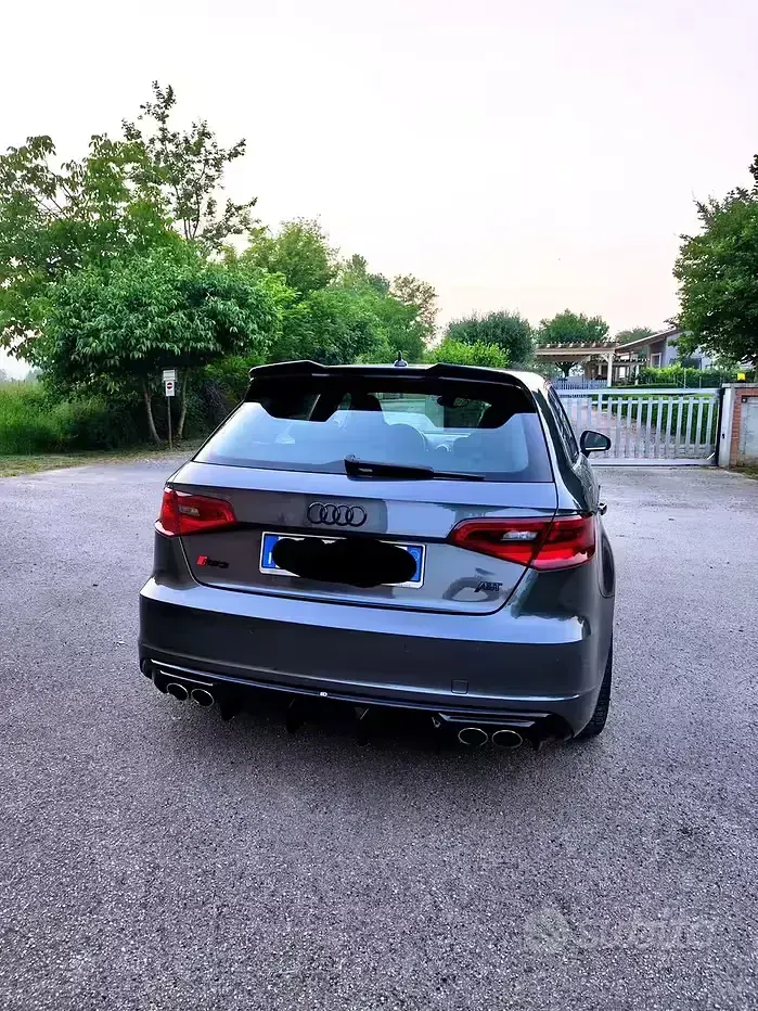 Usata Audi S3 300 CV (220 kW) 2014 Grigio Berlina