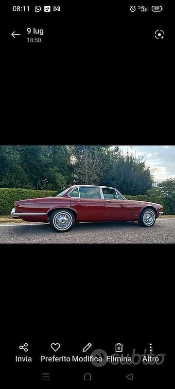 Usata Jaguar XJ6 1970 Rosso Berlina