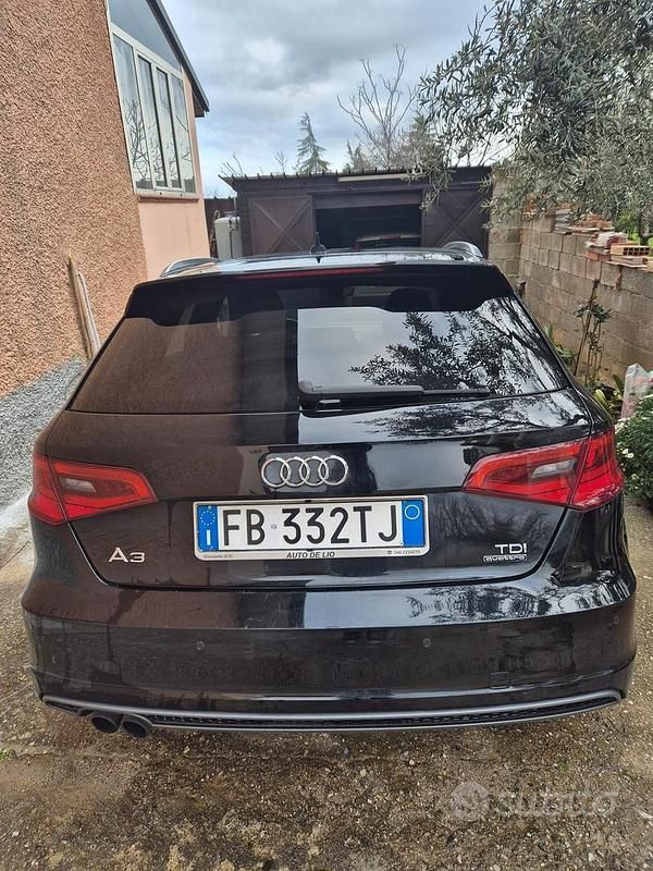 Usata Audi A3 2016 Nero Berlina
