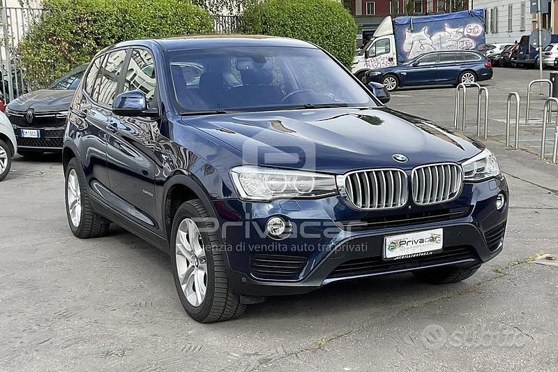 Usata BMW X3 Advantage 258 CV (189 kW) 2017 Arancione SUV